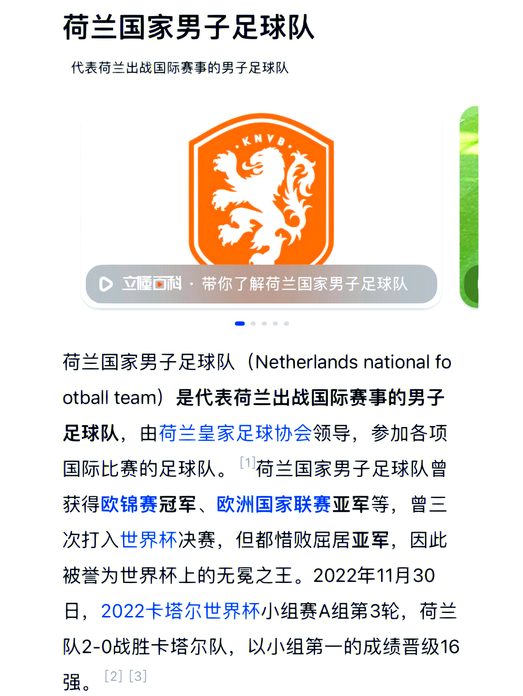 荷兰队在国际比赛中获得卓越好成绩